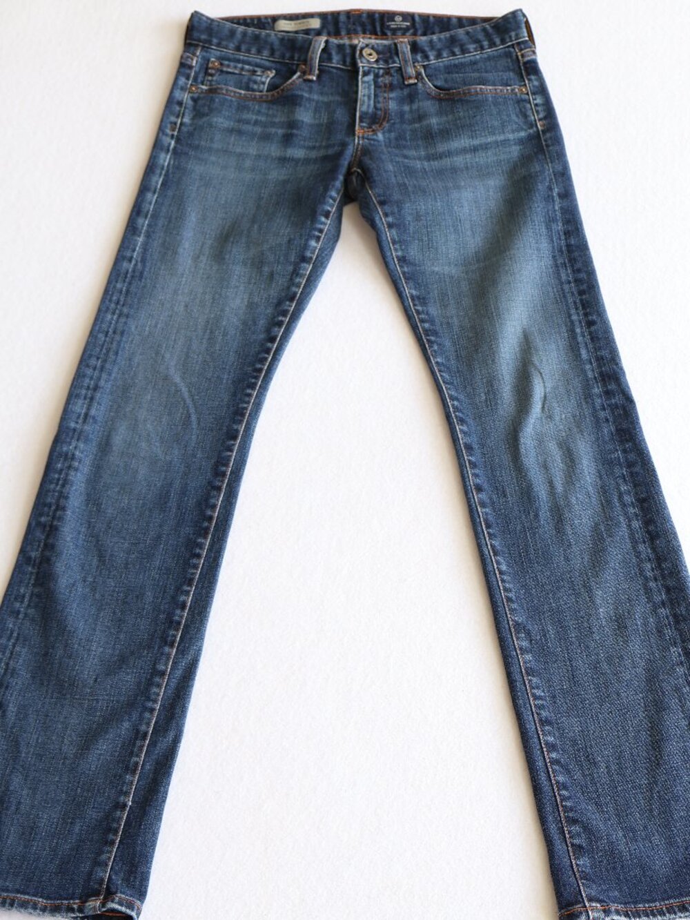 AG Adriano Goldschmied The Tomboy Jeans Women's 26 R Blue Relaxed Straight Leg